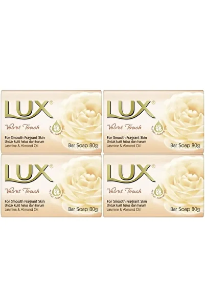 LUX Soap 80Gr Velvet Touch (Velvet Touch) (Set of 4)
