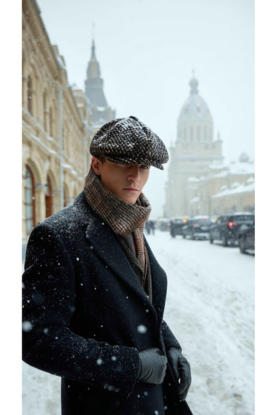 LAGRANZE Stamps British Vintage Men's Hat