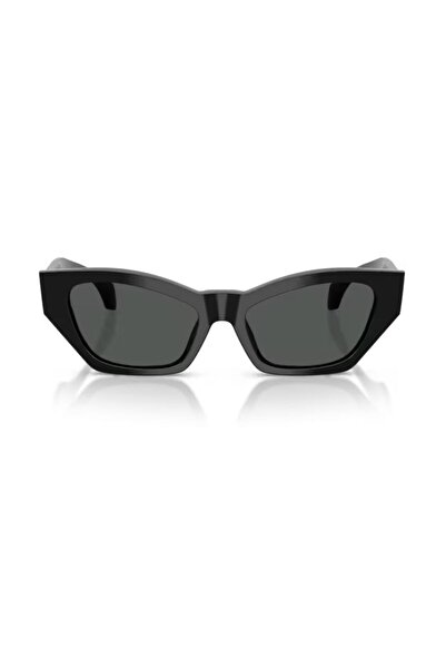 Versace Ve 4488U Gb187 53 Women's Cat Eye Black Bone Sunglasses