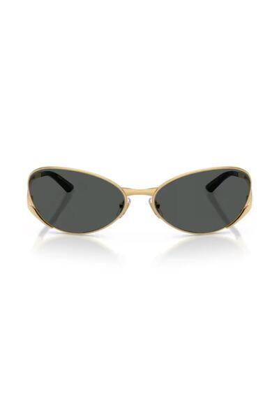 Versace Ve 2285 100287 64 Women's Oval Gold Metal Sunglasses
