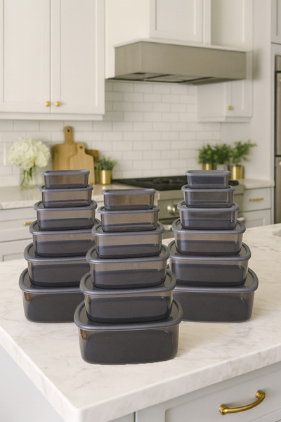 Vienev 18-Piece Airtight Storage Container Anthracite