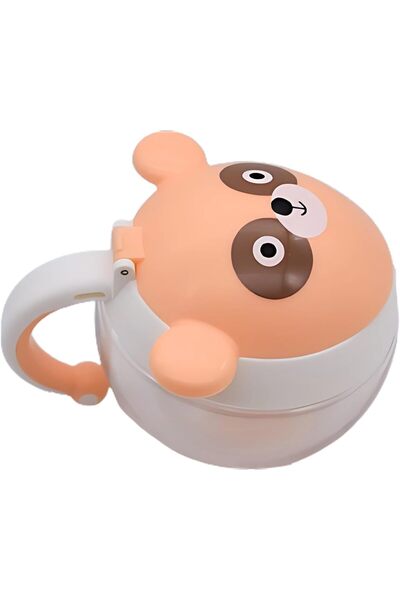 Twisoo Cartoon-Themed Toddler Snack Cup with Handle, Spill-Proof, BPA-Free (P...
