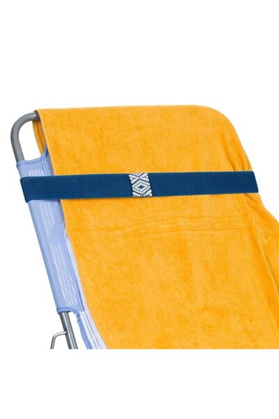 dalip Elastic strap for securing towel on sunbed, 100x5cm, Blue