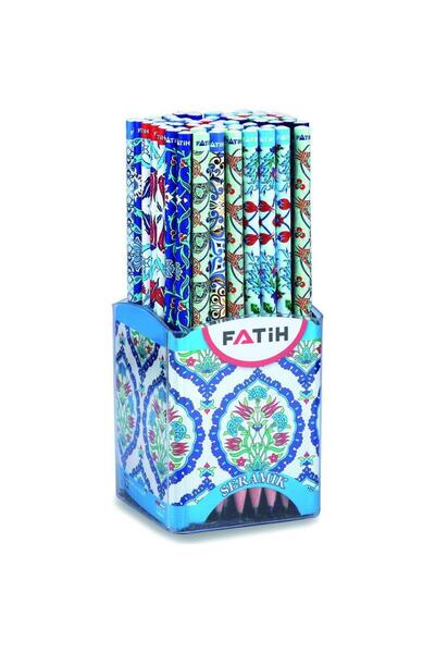 Fatih قلم رصاص منقوش بالسيراميك (8 قطع)