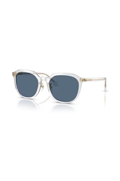 Versace VE 4493D 551971 55 Unisex Geometric Transparent Bone Sunglasses