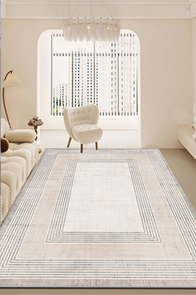 Chilai Home Strawo Dekoratif Halı, Yıkanabilir, Kaymaz Tabanlı Djth