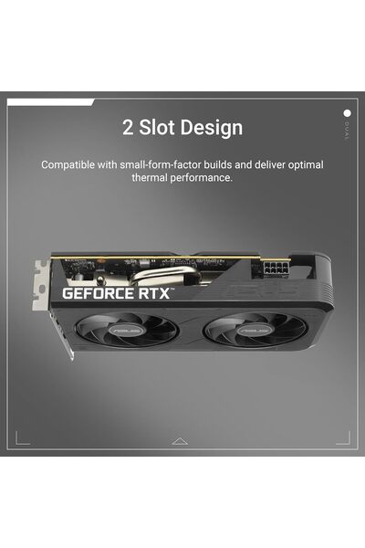 ASUS بطاقة رسومات الألعاب Dual GeForce RTX 5050 8GB GDDR6 OC Edition