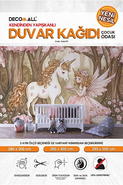 senavia farkınızı yansıtın kids107 Yeni Nesil Kendinden Yapışkanlı Çocuk Odas...