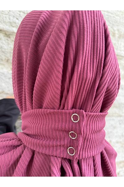 ALDAYER Snap Hijab Bonnet Striped Child