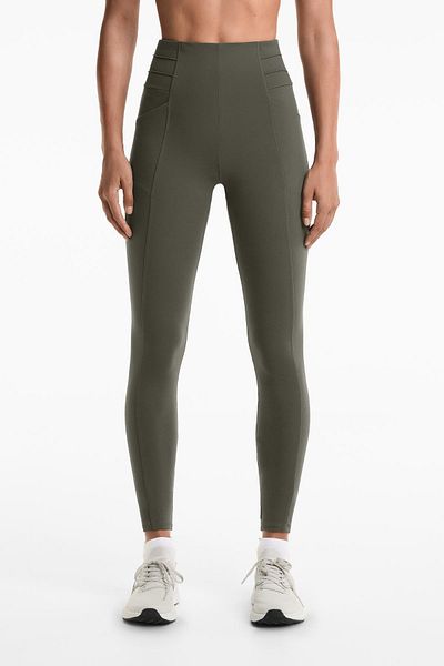 Oysho Evermove crease high rise ankle-length leggings