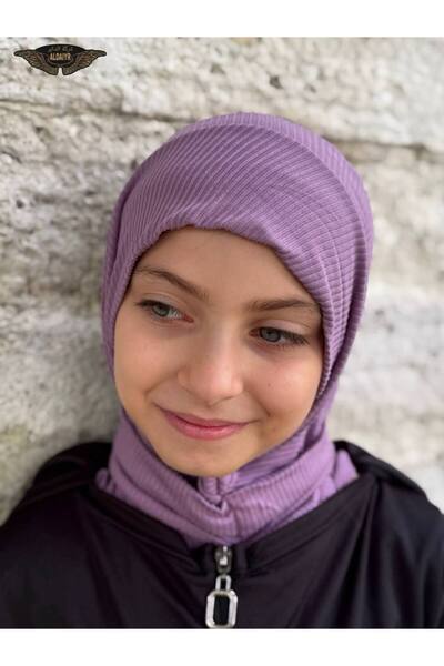 ALDAYER Snap Hijab Bonnet Striped Child