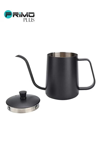 Primo Plus Hand Drip Gooseneck Tea Pot Black 600ml