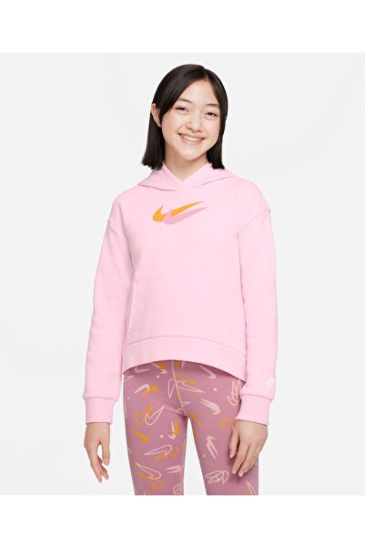Nike NSW Fleece Hoodie - Pink