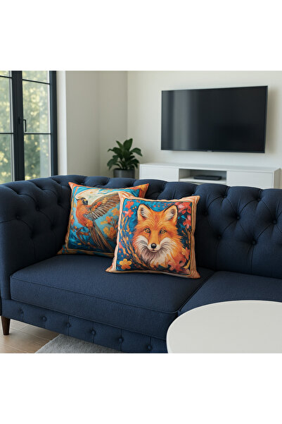 Limon Soft Κάλυμμα μαξιλαριού 3D Digital με τύπωμα Σετ με 2 Μαξιλαροθήκες με ...