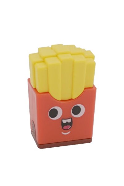 Roco Rubber Eraser French Fries with Sharpener – Fun & Functional