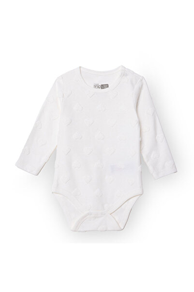 ebebek Hello Baby HelloBaby Kız Bebek Uzun Kol Body Çıtçıtlı Yaka