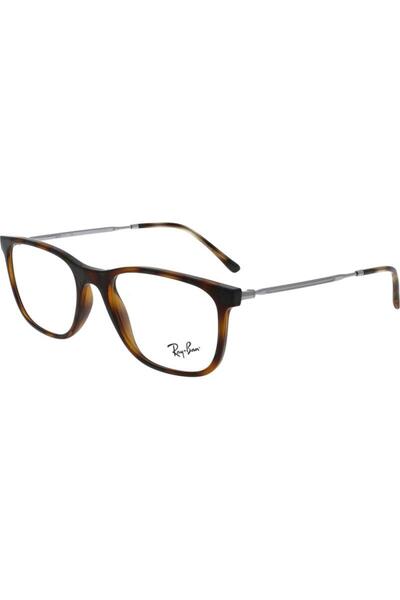 Ray-Ban Men's RX7244 2012 51 Eyeglass Frames, Plastic, Havana, 51 mm
