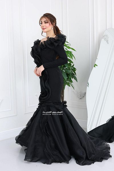 modern designer Elegant evening dress