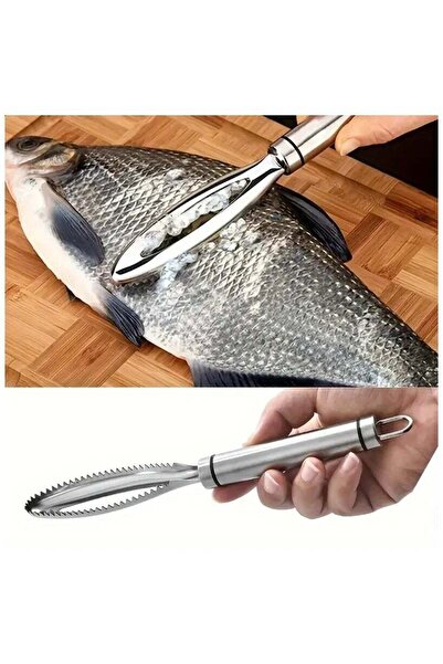 Generic Stainless Steel Fish Scale Scraper Remover Kitchen Cleaning Tool Dura...