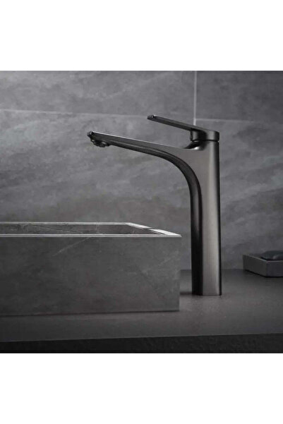 KORMAN TECHNIK Βρύση νιπτήρα, ορειχάλκινη, μαύρη, 9927H