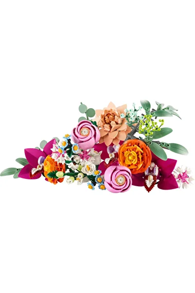 LEGO Botanicals 10342 Pink Flower Bouquet - Dekorativní sada na výrobu květin pro dospělé (749 kusů)