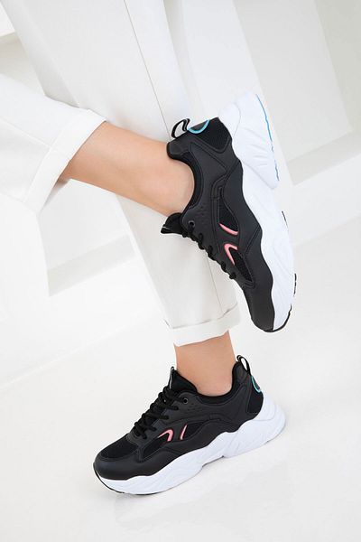 SOHO Black-Pink Women's Sneaker 20822