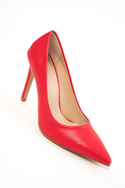 SOHO Red Women's Classic Heeled Shoes 20819