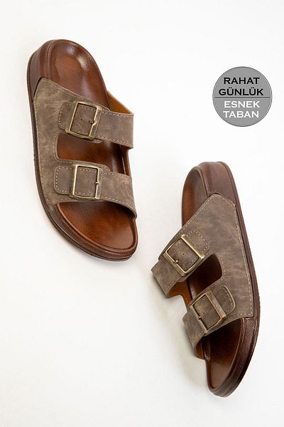 SOHO Mink Men's Slippers 20304