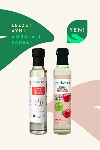 Wefood Organik Elma Suyu Konsantresi 340 ml