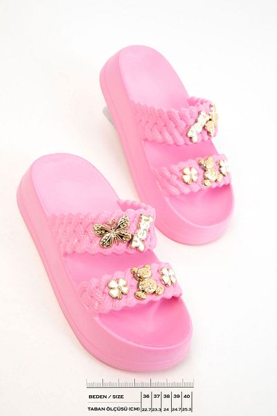 SOHO Pink Women's Slippers 20305