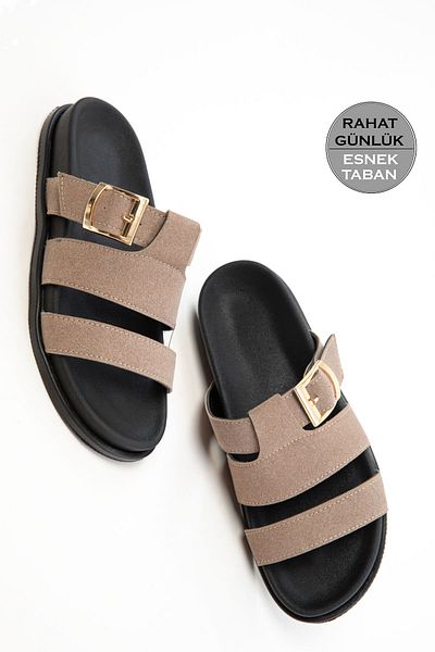 SOHO Mink Suede Women's Slippers 20752