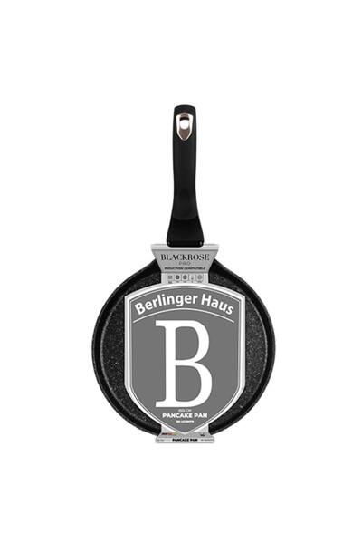 Berlinger Haus Pancake serpenyő, 25 cm - Kovácsolt alumínium fekete-rózsa arany, turbó indukciós alapú