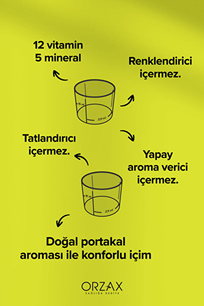 Ocean Vm Vitamin Mineral 150ml Portakallı Şurup