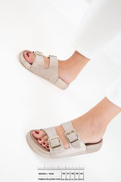 SOHO Gold Women's Slippers 20784