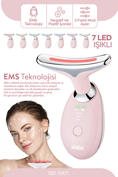 Sinbo SBI-5901 YÜZ VE BOYUN BÖLGESİ KIRIŞIKLIK GİDERİCİ -SIKILAŞTIRICI