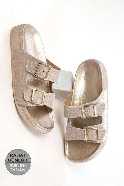 SOHO Gold Women's Slippers 20784