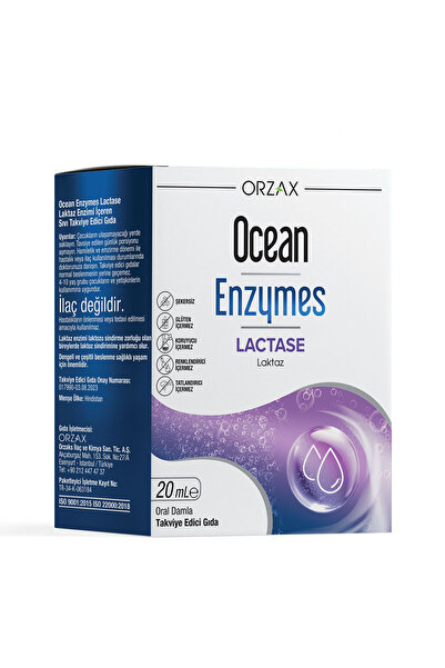 Ocean Enzymes Lactase Damla 20 ml