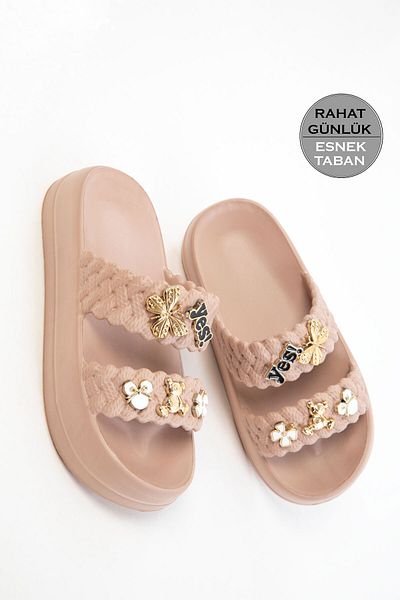 SOHO Nude Women's Slippers 20305
