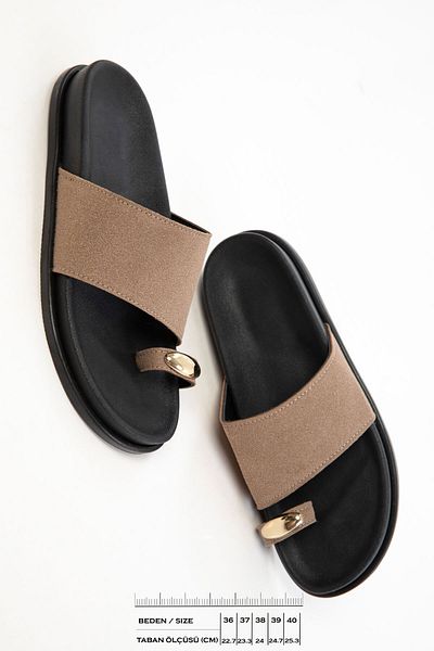 SOHO Mink Suede Women's Slippers 20789
