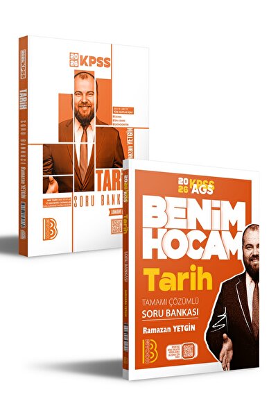 Benim Hocam Yayınları 2026 KPSS AGS Tarih Tamamı Çözümlü Soru Seti Bankası SETİ