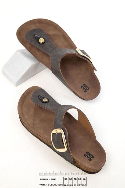 SOHO 20478 Women's Khaki Slippers