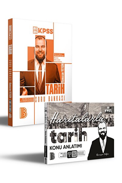 Benim Hocam Yayınları 2026 KPSS Haritalarla Tarih ve KPSS Tarih Tamamı Çözüml...