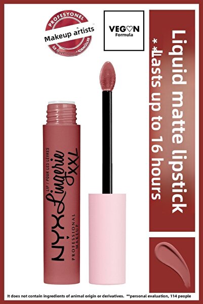 NYX Professional Makeup أحمر شفاه سائل غير لامع - أحمر شفاه سائل غير لامع Xxl...