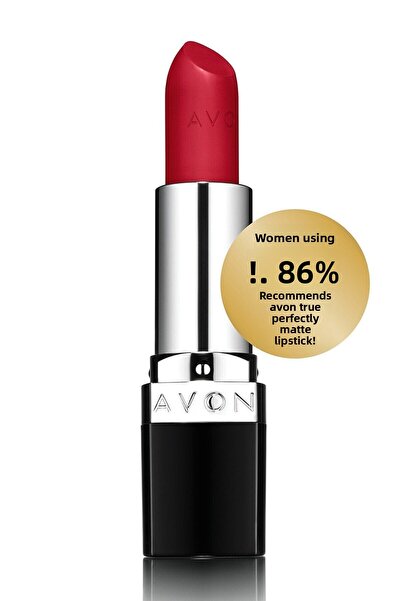 AVON أحمر الشفاه True Perfectly Matte - أحمر الشمس