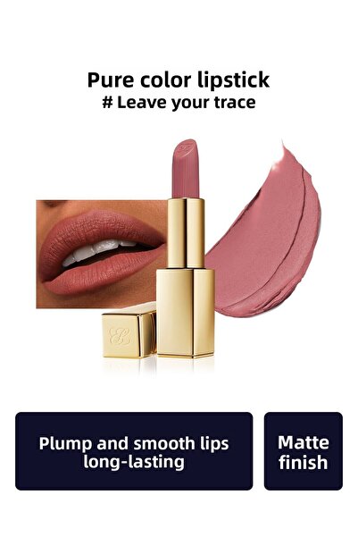 Estee Lauder Mat Bitişli Ruj - Ruj Mat Pure Color - 3.5gr - Renk: 828 In Control