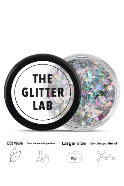 The Glitter Lab بريق لامع على شكل جل - قرنية مرصعة بالنجوم
