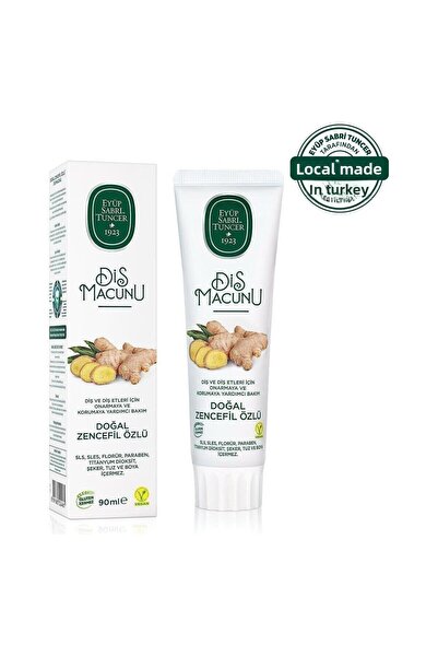Eyüp Sabri Tuncer معجون أسنان بخلاصة الزنجبيل الطبيعي 90 مل