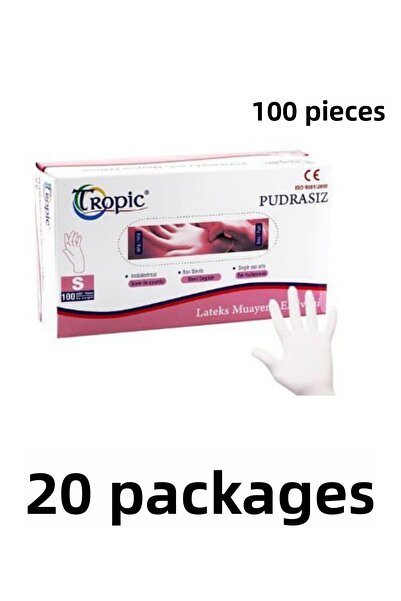 Tropic 20 Pack No Powder Size S Inspection Gloves 100 Pieces