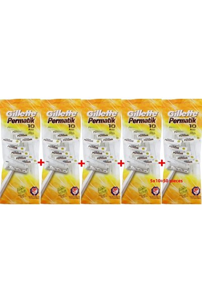 Gillette Lame de ras Gillette Durabilă, de unică folosință, pachet de 10 (5 p...