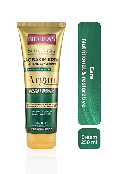 Bioblas Cremă de îngrijire a părului reparatoare și hrănitoare cu argan 250 m...